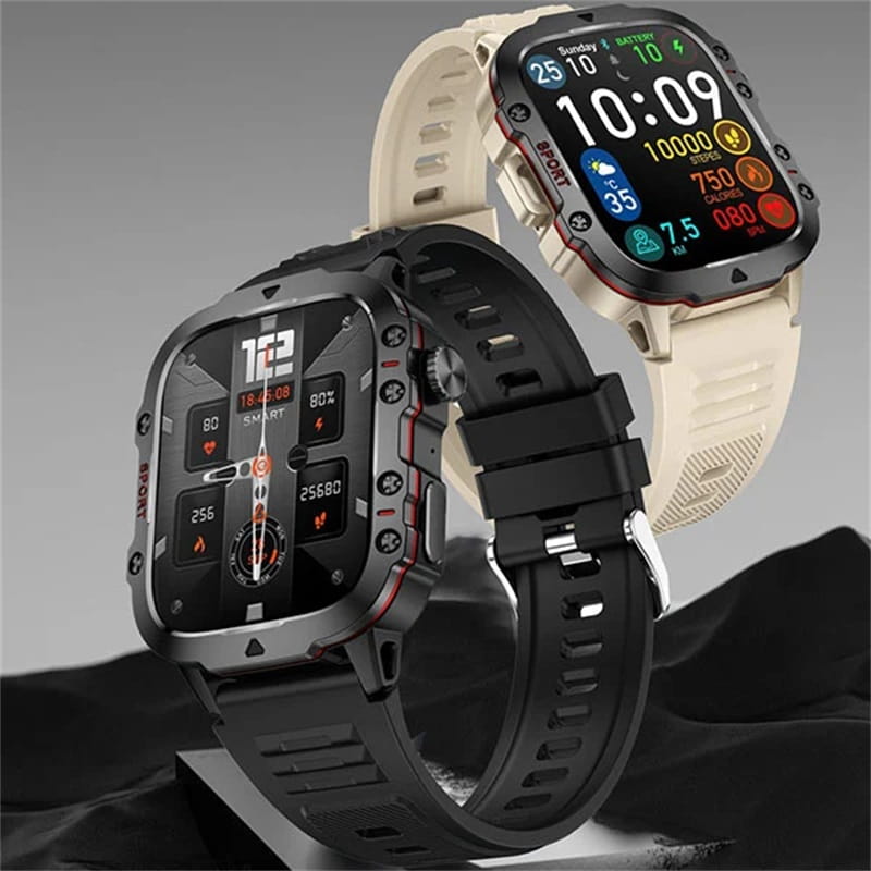 Robust udendørs smartwatch – over 100 sportsfunktioner
