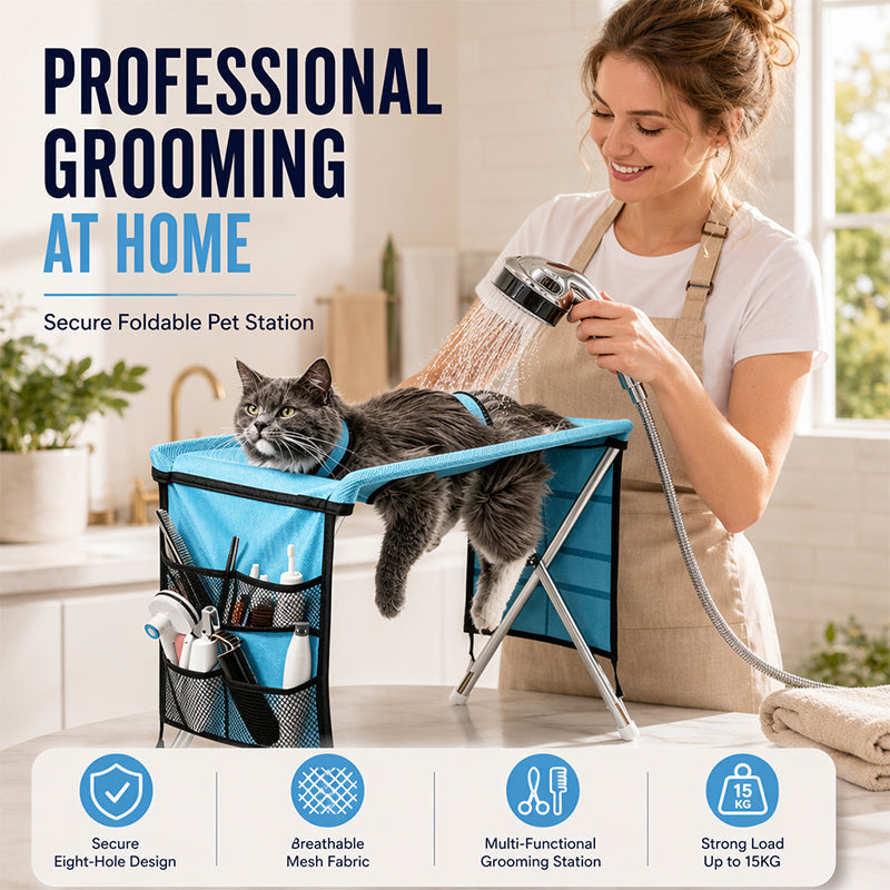 ⏳50 % rabat i en begrænset periode⏰2-i-1 sammenklappelig plejeseng til kæledyr🐱🐶🛋️