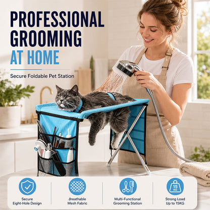 ⏳50 % rabat i en begrænset periode⏰2-i-1 sammenklappelig plejeseng til kæledyr🐱🐶🛋️