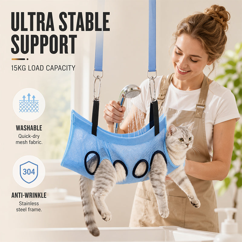 ⏳50 % rabat i en begrænset periode⏰2-i-1 sammenklappelig plejeseng til kæledyr🐱🐶🛋️