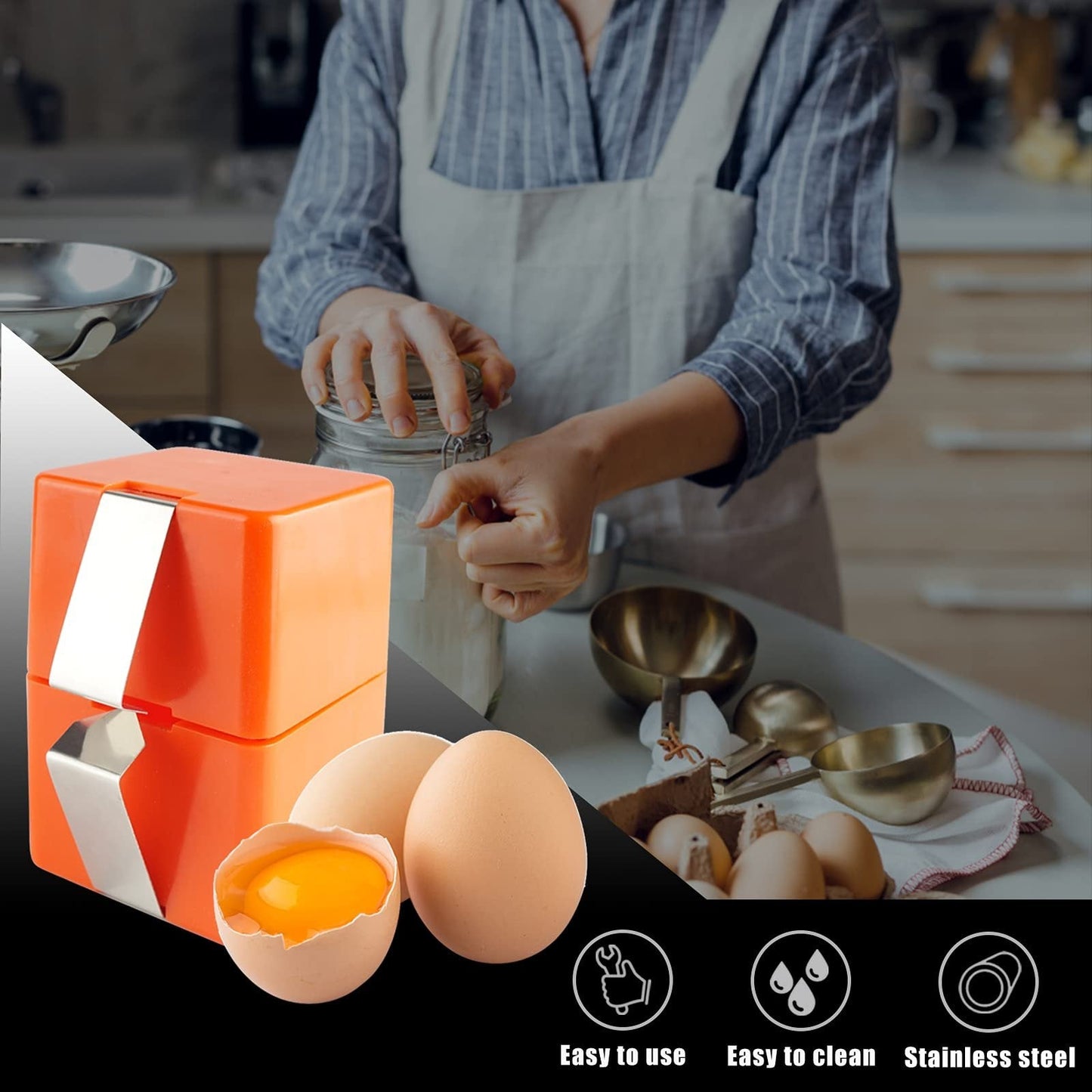 🍳 Hurtig æggeknækker – slå hundredvis af æg ud hurtigere og renere 🔥