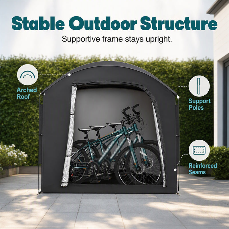 🏕️🔥 2026 NYHED: 50% RABAT – Vejrbestandigt Cykelopbevaringstelt – Rummeligt – Beskytter mod regn, sol & støv – Nem adgang – Holder cykler rene & tørre 🛡️🌧️