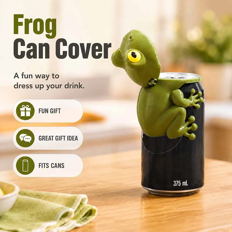 🐸 Sødt frølåg til drikkedåser
