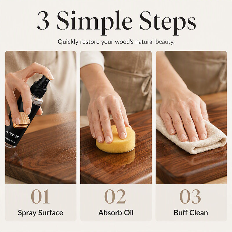 Food-Grade Wood Oil Spray