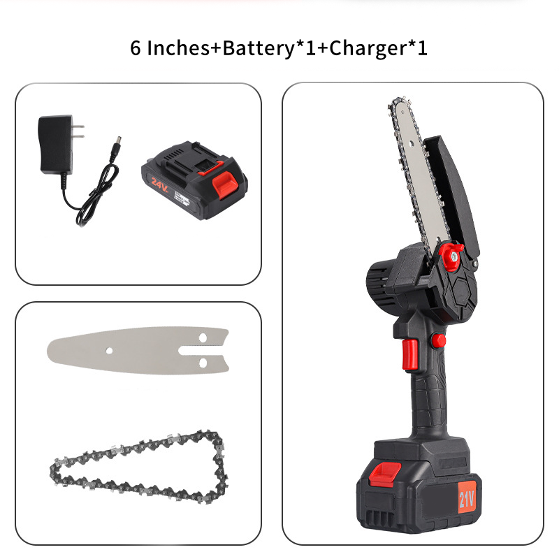 🪓 Børsteløs bærbar minisav – kraftig motor, lang batteritid, let og ergonomisk. Perfekt til beskæring, brænde og havearbejde – sikker og effektiv! 🌳🔋