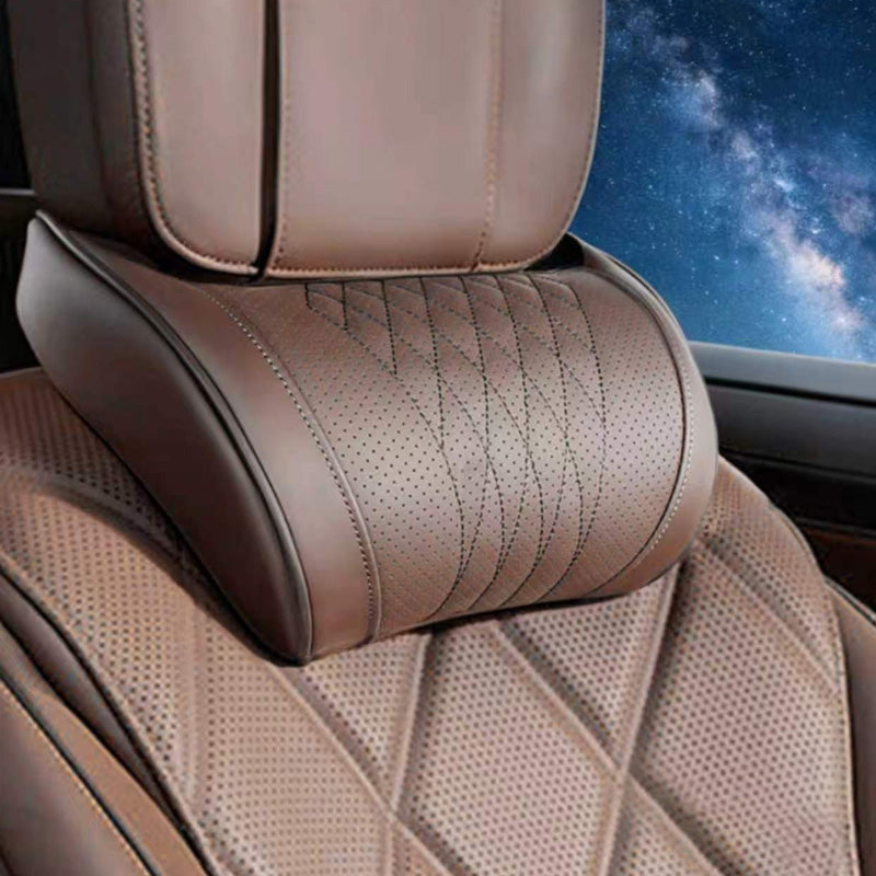 🚗💤 Reducér træthed under kørslen! Universal nakkepude i memory foam til bil – ergonomisk nakkestøtte til lange køreture