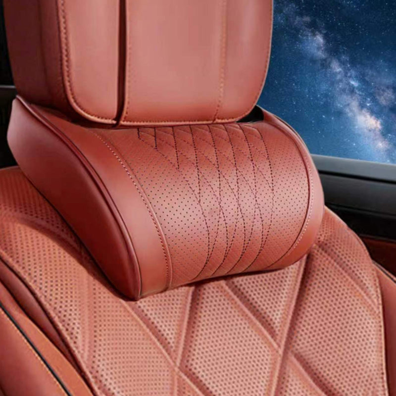 🚗💤 Reducér træthed under kørslen! Universal nakkepude i memory foam til bil – ergonomisk nakkestøtte til lange køreture
