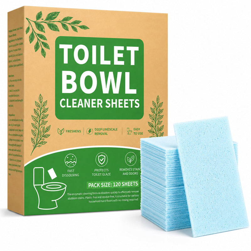 🚽 50 % RABAT NU! ✨ Hurtigopløselige rengøringsark til toilettet – friskt, nemt og effektivt 💧