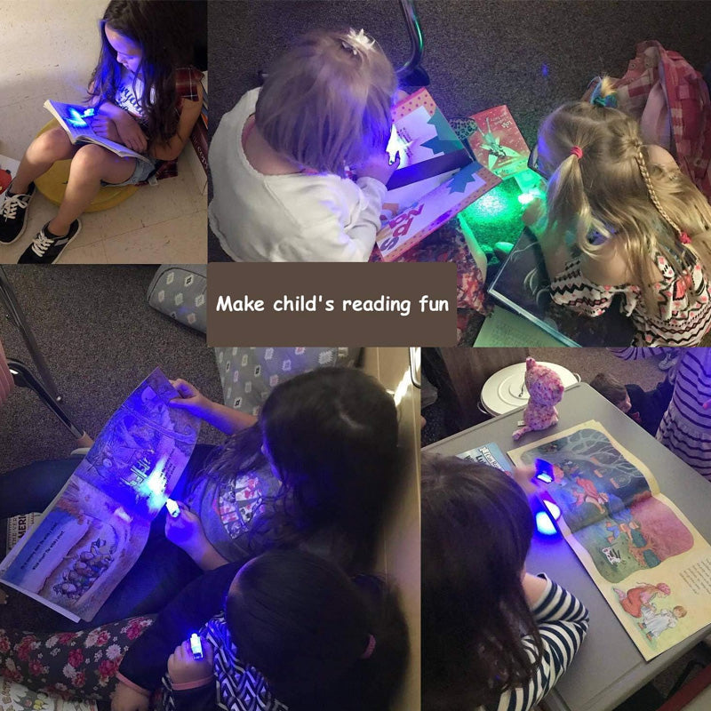 🥳2026 HOT SALE🥳💞 50K+ SOLGT! 🎉💡 50% RABAT! Mini farverige LED-fingerlys – kraftigt flerfarvet lys, enkel tænd/sluk med ét tryk. Blødt elastisk bånd sidder behageligt🎶✨