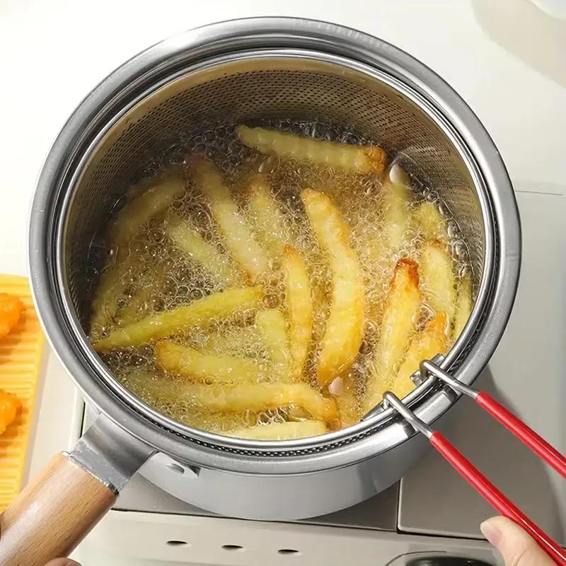 Multifunktionel frituregryde i 304 rustfrit stål