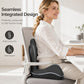 🪑 56% RABAT NU! ✨ Ergonomisk siddepude i memoryskum med rygstøtte – komfortabel og støttende til hjemmet, kontoret og bilen 💺🛡️