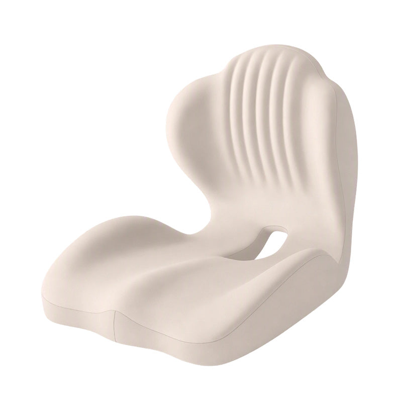 🪑 56% RABAT NU! ✨ Ergonomisk siddepude i memoryskum med rygstøtte – komfortabel og støttende til hjemmet, kontoret og bilen 💺🛡️