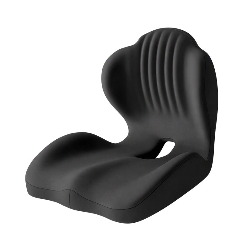 🪑 56% RABAT NU! ✨ Ergonomisk siddepude i memoryskum med rygstøtte – komfortabel og støttende til hjemmet, kontoret og bilen 💺🛡️