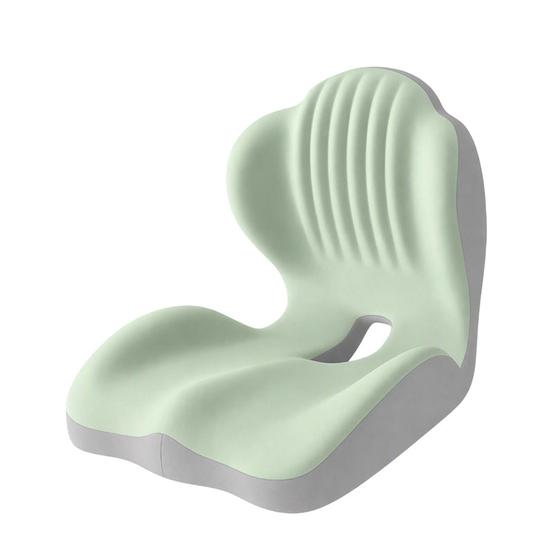 🪑 56% RABAT NU! ✨ Ergonomisk siddepude i memoryskum med rygstøtte – komfortabel og støttende til hjemmet, kontoret og bilen 💺🛡️