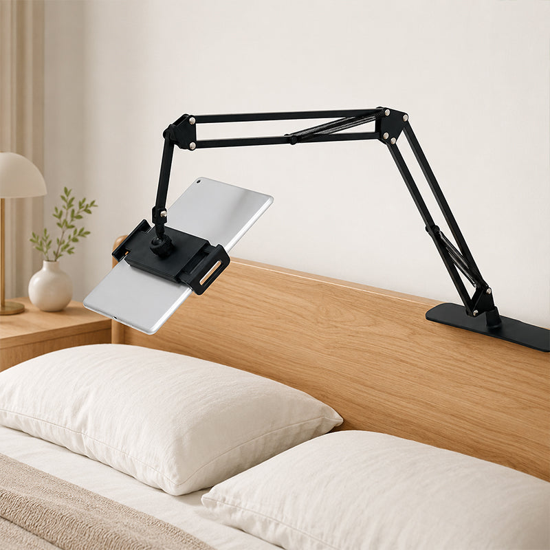 Magnetisk tabletstativ til sengekanten med skjult madrasbase