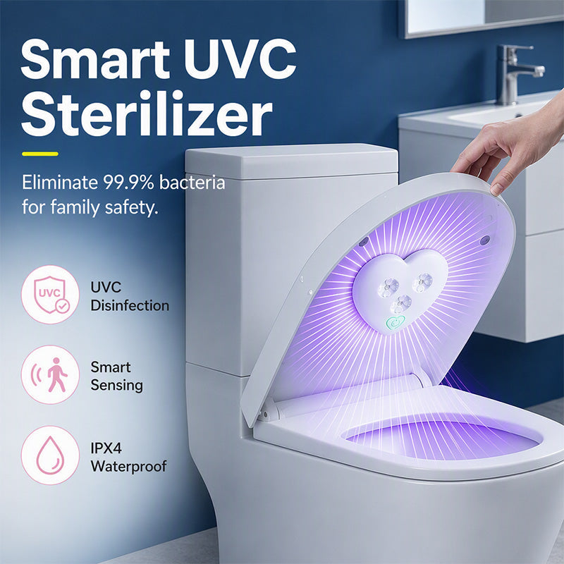 Smart UVC-steriliseringslampe til toilet