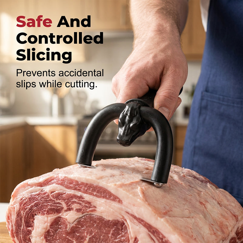 🥩 50% RABAT NU! Håndholdt fedttrimmer til oksekød & svinekød – U‑formet bladholder, rustfrie blade & ergonomisk greb – perfekt til grill, meal prep og store portioner 🍖🔪