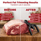 🥩 50% RABAT NU! Håndholdt fedttrimmer til oksekød & svinekød – U‑formet bladholder, rustfrie blade & ergonomisk greb – perfekt til grill, meal prep og store portioner 🍖🔪