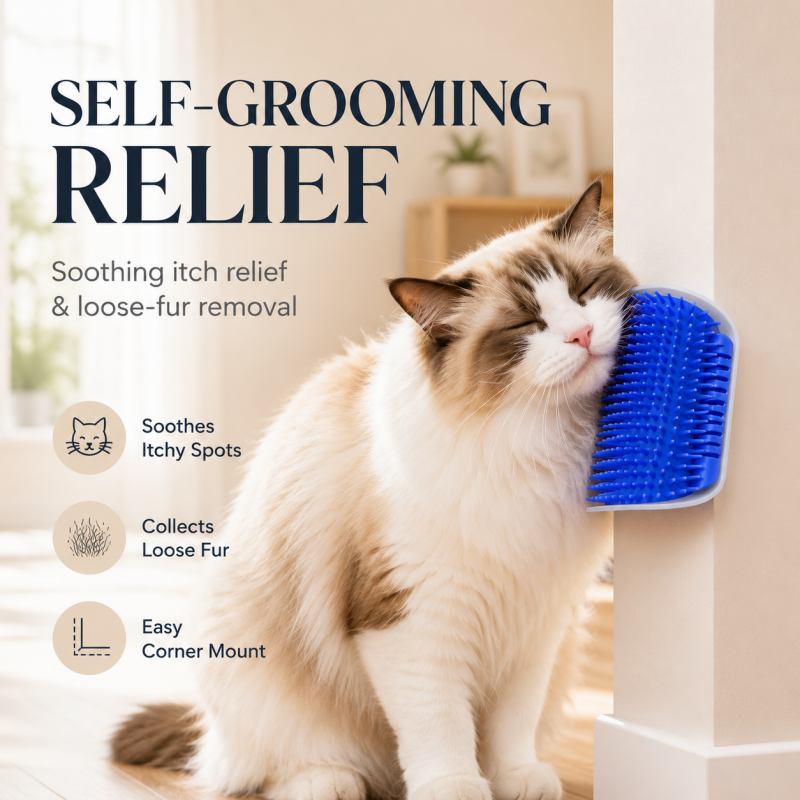Mjukare katttrimningsmaskin med kattmynta
