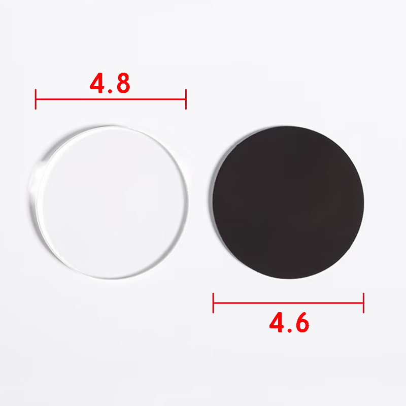 Gennemsigtigt DIY-sæt med køleskabsmagneter i akryl