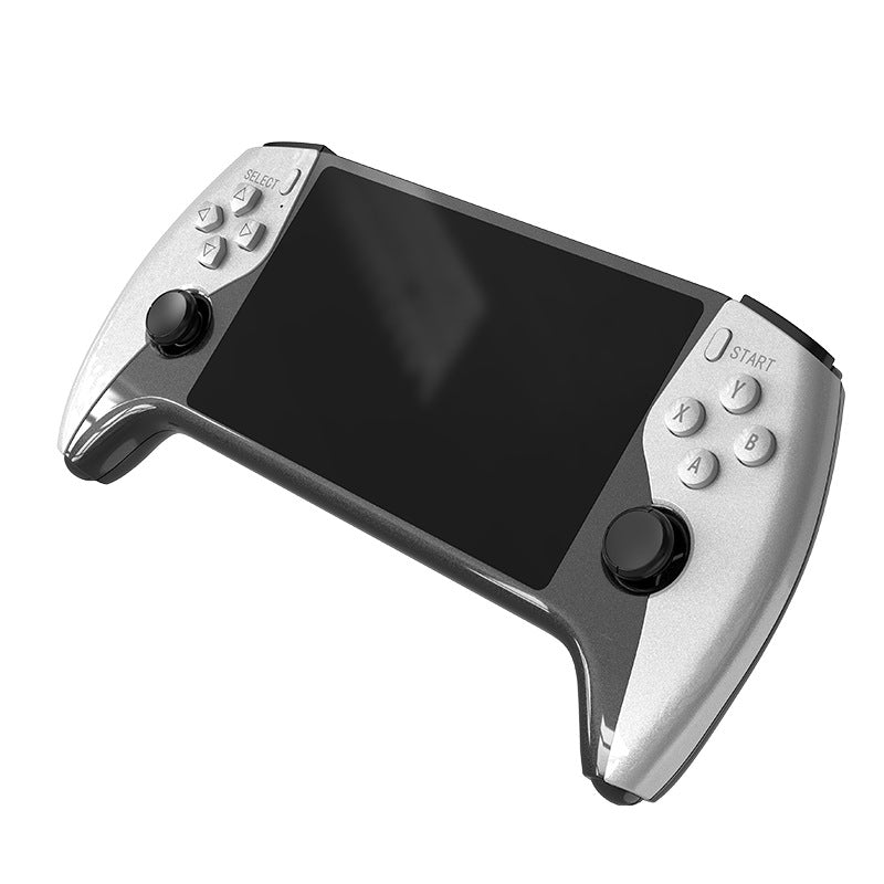 🎮Sidste dag – 50 % rabat🕹️Håndholdt spillekonsol – kampfunktion til 2 spillere, ergonomisk greb. 5″ HD-skærm, lang batteritid. Retrospil overalt! ✨🔋