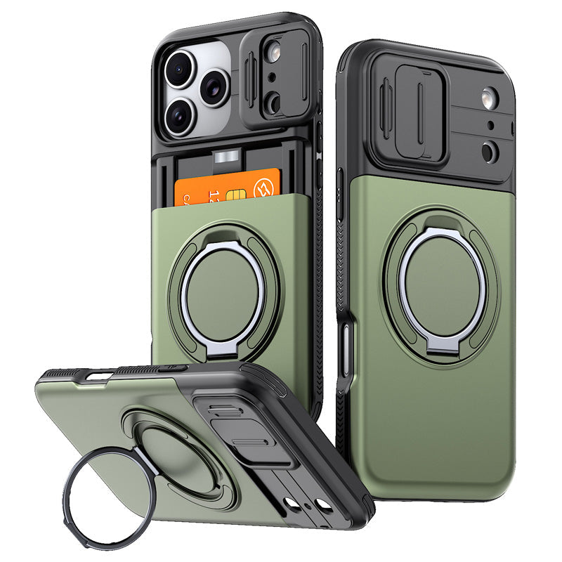 Robust telefoncover – skydedæksel og kortlomme