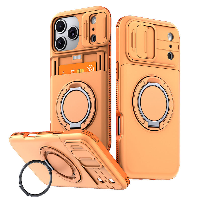 Robust telefoncover – skydedæksel og kortlomme
