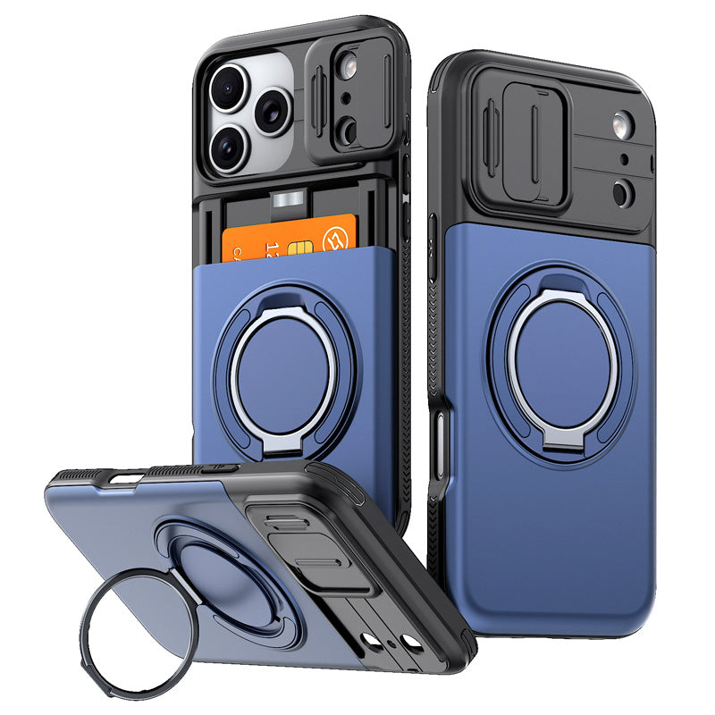 Robust telefoncover – skydedæksel og kortlomme