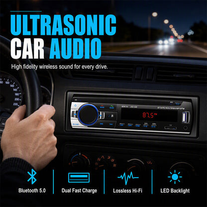 ⏳Tidsbegrænset 50% rabat⏰Bluetooth-bilradio🚗🎵