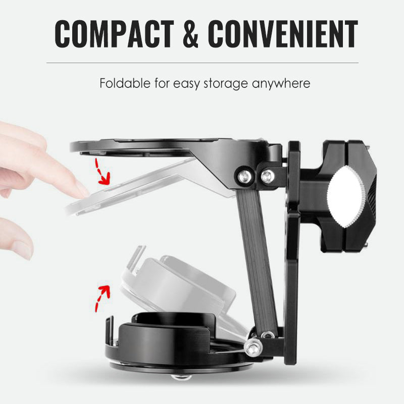 Foldbar flaskeholder til cykel
