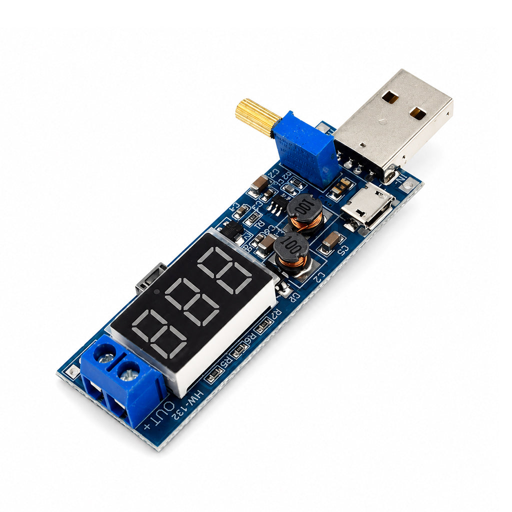 Justerbart USB-strømforsyningsmodul