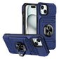 Mobilcover med kortholder og ringgreb til iPhone