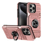 Mobilcover med kortholder og ringgreb til iPhone