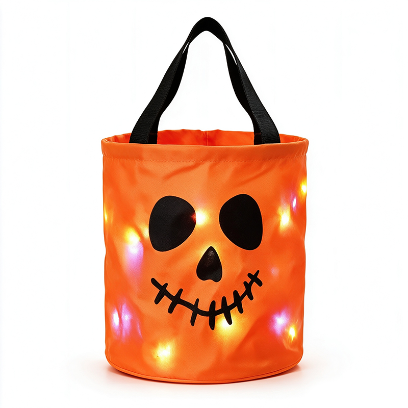 Halloween-slikspand med LED-lys