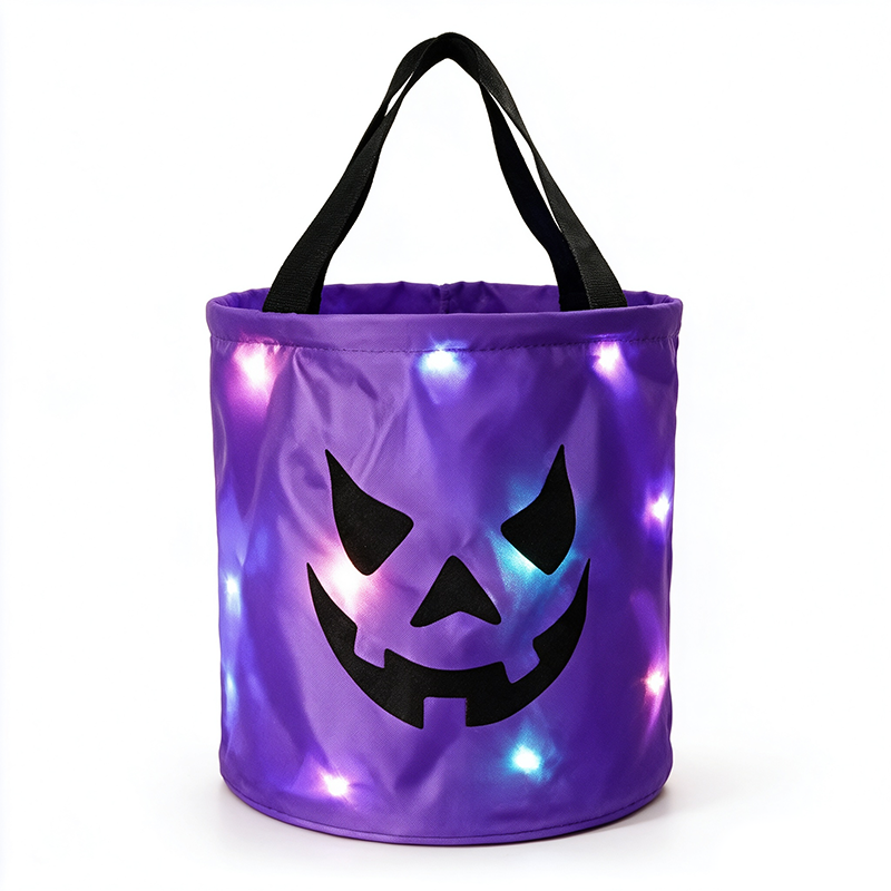 Halloween-slikspand med LED-lys