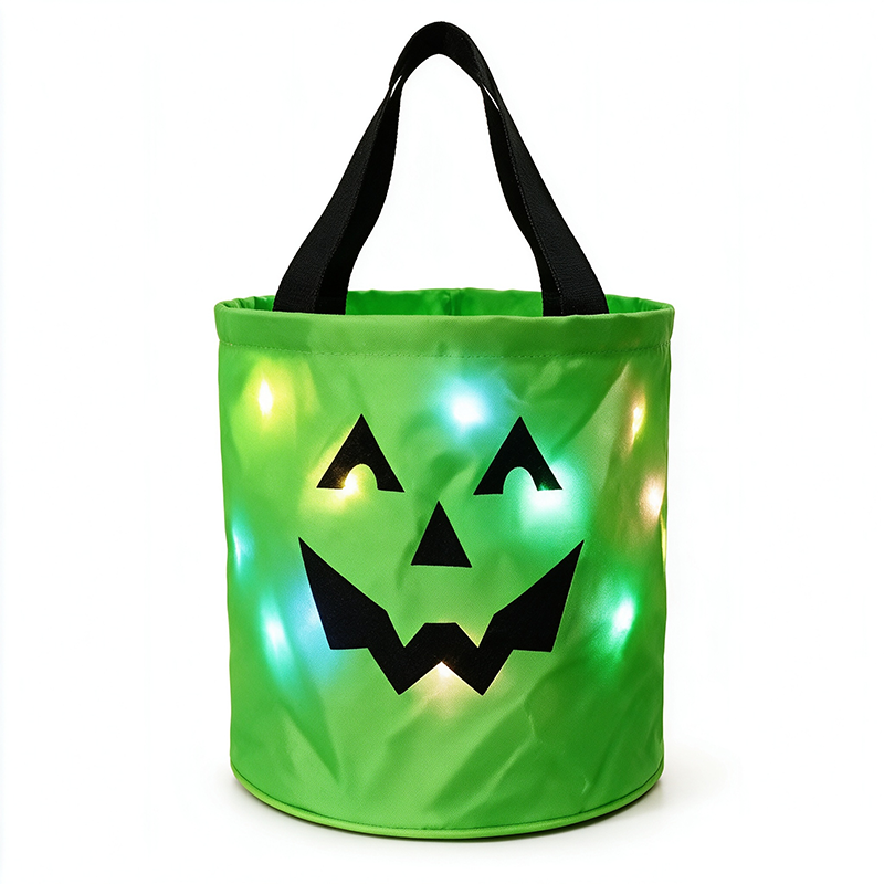 Halloween-slikspand med LED-lys