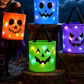 Halloween-slikspand med LED-lys