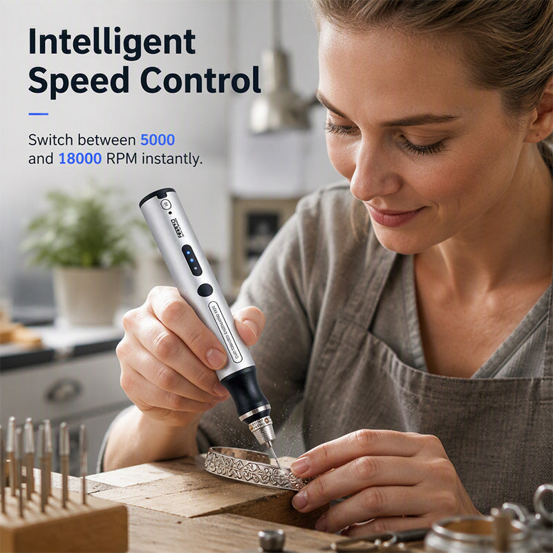 ⏳Tidsbegrænset tilbud⏰Mini trådløs elektrisk graveringspen – bærbart præcisionsværktøj