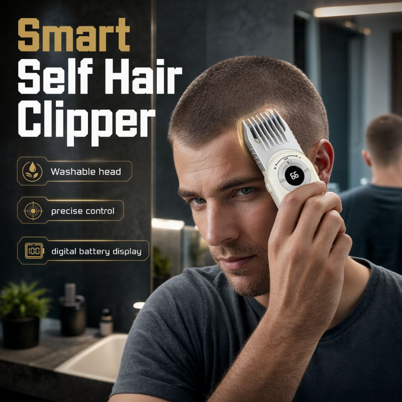 💈 Tilbud | Trådløs hårtrimmer til selvklipning