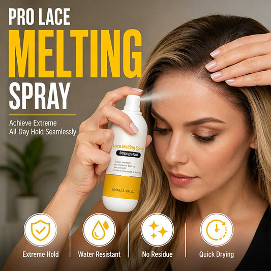 Smelt lace med det samme! 24T svedresistent Lace Melting Spray uden løft