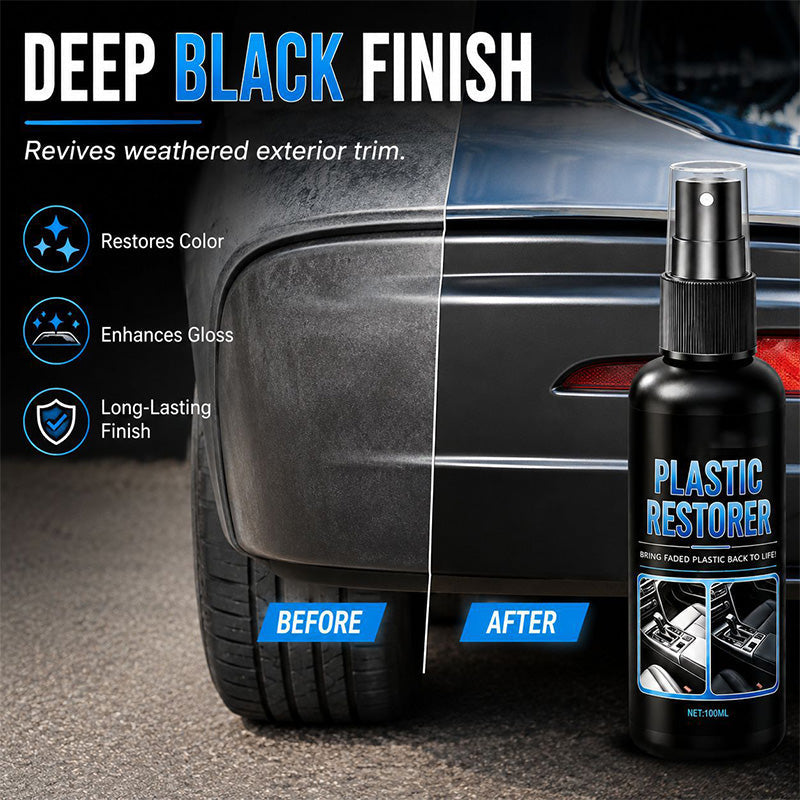 🚗 Spray til fornyelse af bilplast | Dybere & friskere finish