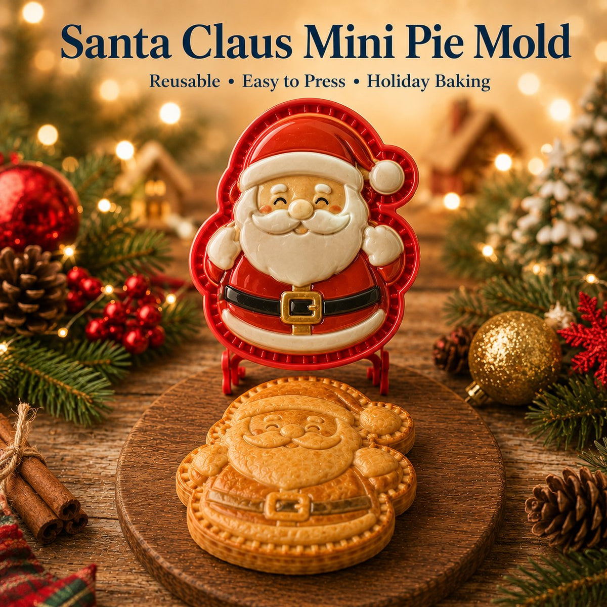 🎅 Juleudsalg 49 % RABAT 🍪 Mini-tærteforme med julemotiver