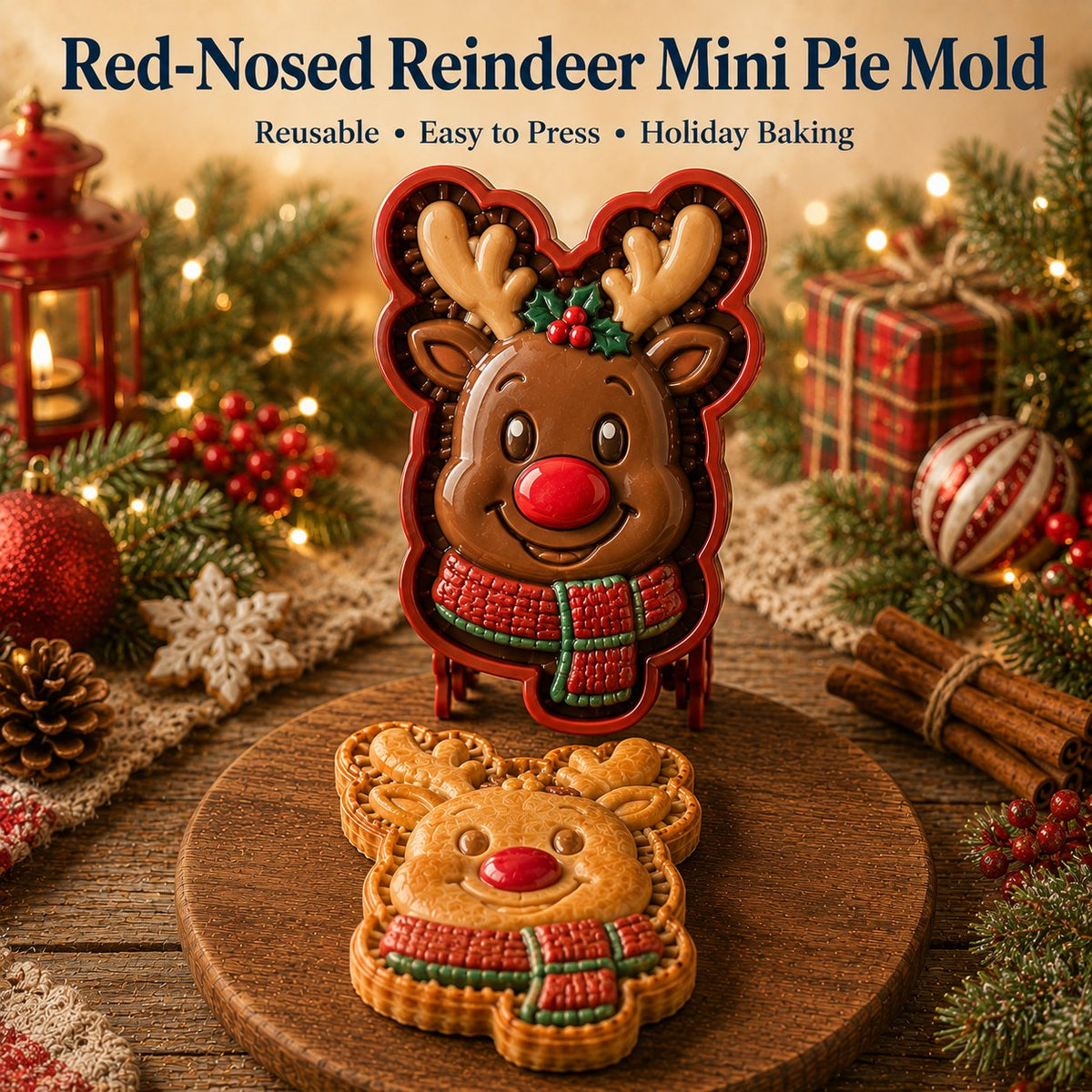 🎅 Juleudsalg 49 % RABAT 🍪 Mini-tærteforme med julemotiver