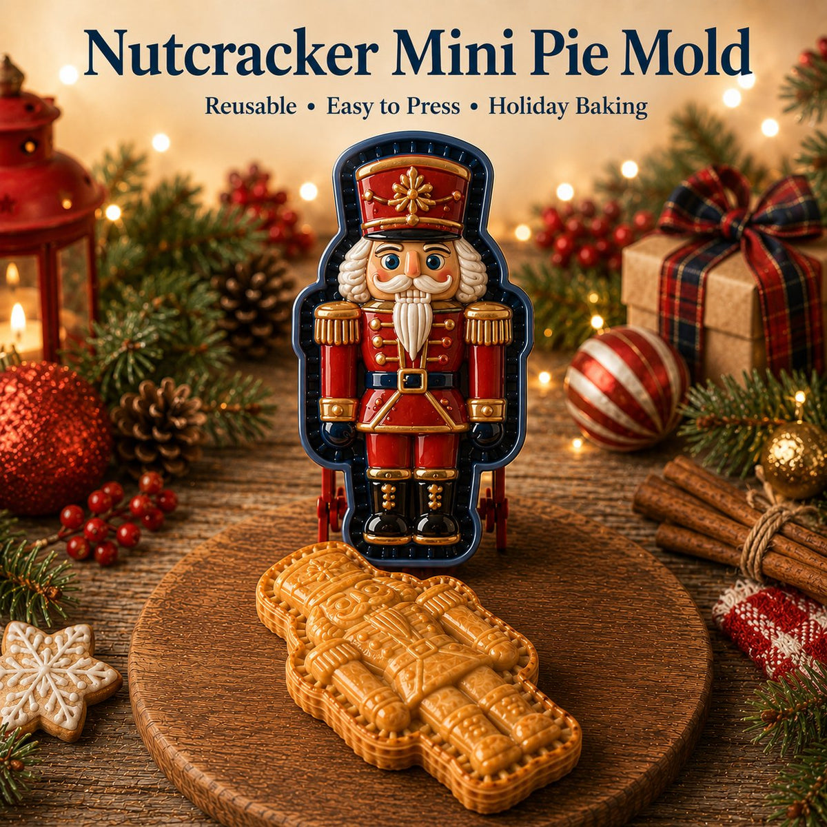 🎅 Juleudsalg 49 % RABAT 🍪 Mini-tærteforme med julemotiver