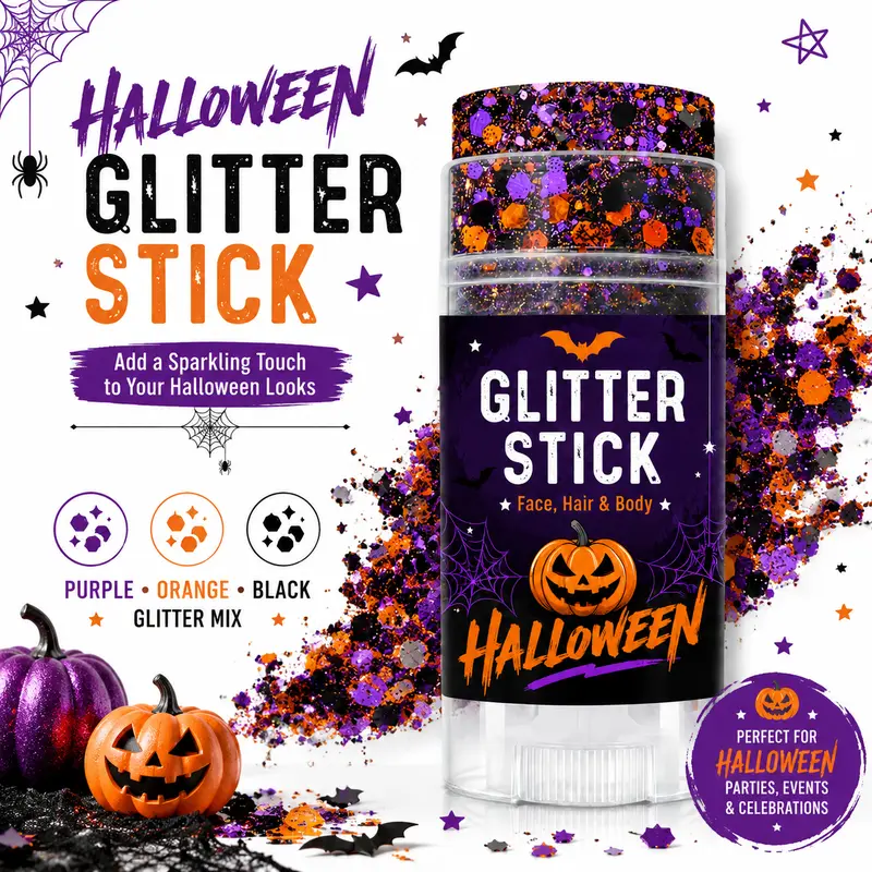 ✨ Festival-glitterstick til ansigt, hår & krop