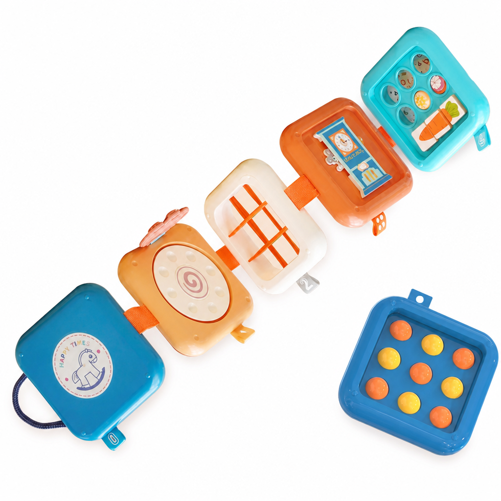 🧸 Spar 50 %! ✨ Sensorisk aktivitetsbold – multifunktionel & bærbar aktivitetskube 🎈