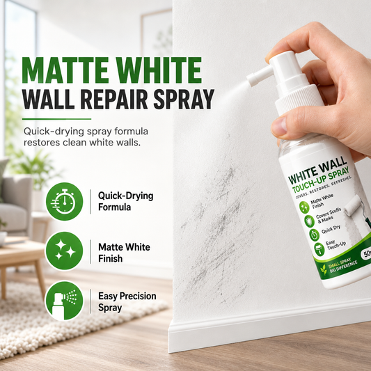 🔥 50 % RABAT NU! 🤍 Touch-up spraymaling til hvide vægge ✨