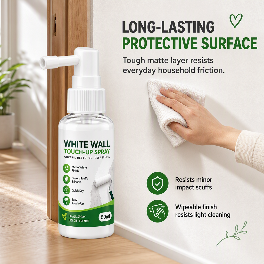 🔥 50 % RABAT NU! 🤍 Touch-up spraymaling til hvide vægge ✨