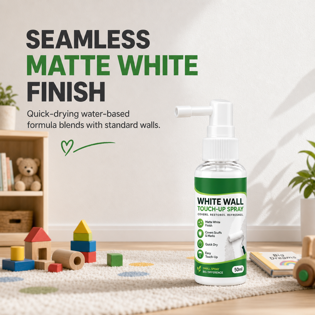 🔥 50 % RABAT NU! 🤍 Touch-up spraymaling til hvide vægge ✨