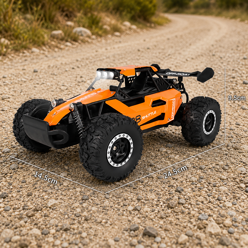 🚙 Højhastigheds RC-offroadbil 4WD med LED-lys
